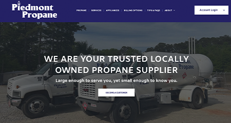 Piedmont Propane Services Website